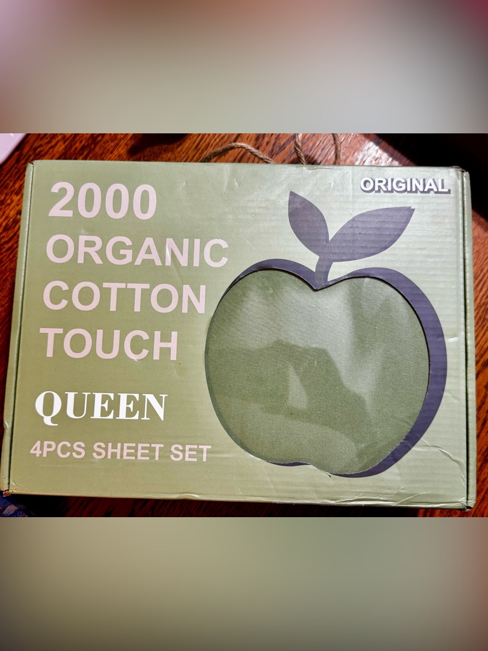 Queen 4 piece sheet set 2000 organic cotton touch